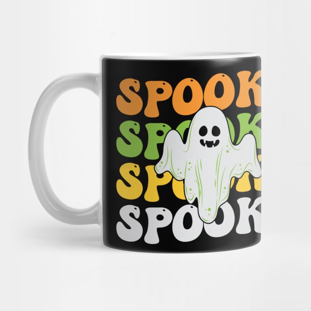 Spooky ghost funny Halloween matching family costume gift by BadDesignCo